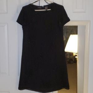 Liz Claiborne partly beaded black party dress